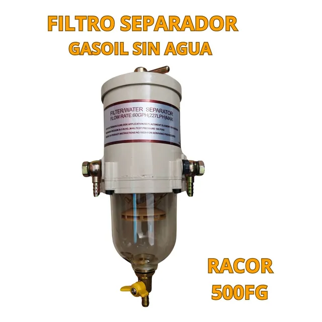Filtro, Separador De Agua Del Gasoil, Racor 500fg, Trampa