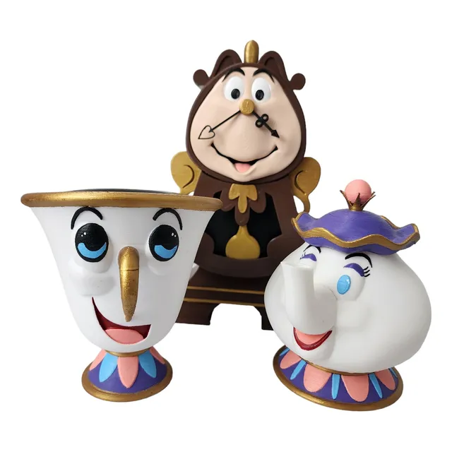 Set Bella Y Bestia: Dindon, Chip, Sra Pot. 3d
