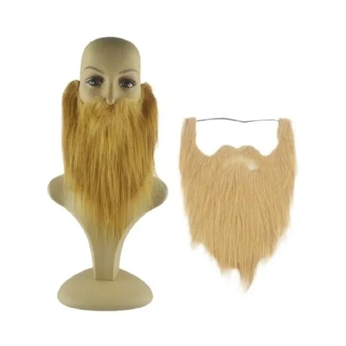 Barba Simple Con Bigote Colores A Escoger Santa Vikingo Leer