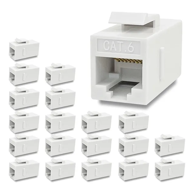 20 Piezs Hembra Para Cable De Red Rj45 Cat5/6/7