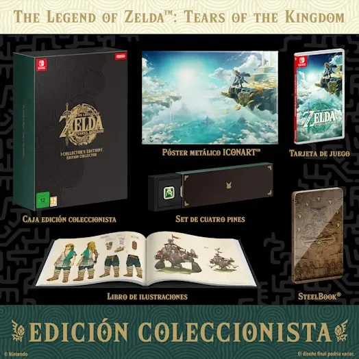 The Legend of Zelda: Tears of the Kingdom Collector's Edition Nintendo Switch Físico