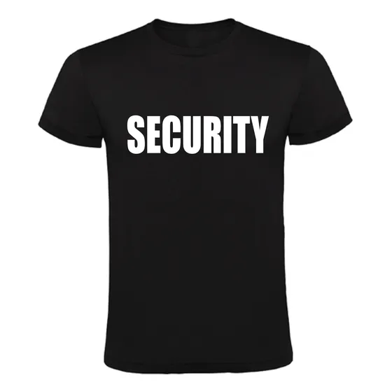 Remera De Security Seguridad Todos Los Talles Unisex