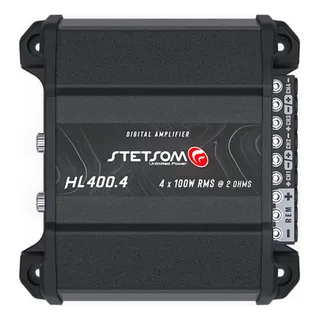 MĂłdulo Amplificador Automotivo Stetsom Hl400.4 400w 4 Canais Preto MĂłdulo Amplificador Automotivo Stetsom Hl400.4 400w 4 Canais Preto