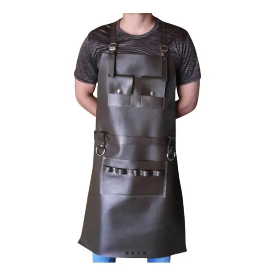 Delantal Elaborado En Cuero Personalizado Para Tu Bodegon