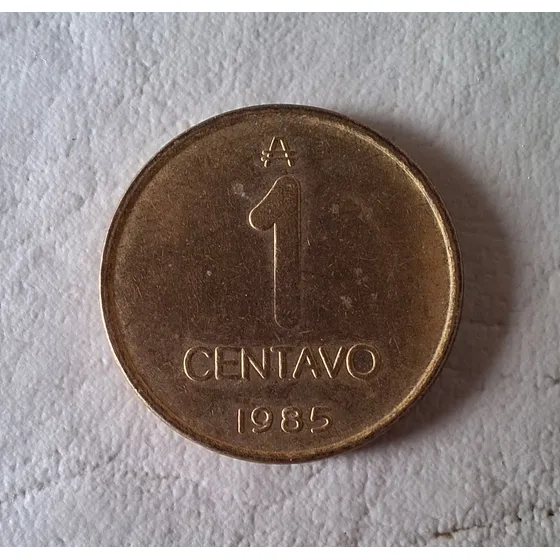 Moneda Argentina 1 Cto. Austral Ñandú. 1985. Usado. Mb +