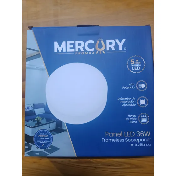 Lámpara Mercury, Led 36w 85-260v - Iluminación Hogar