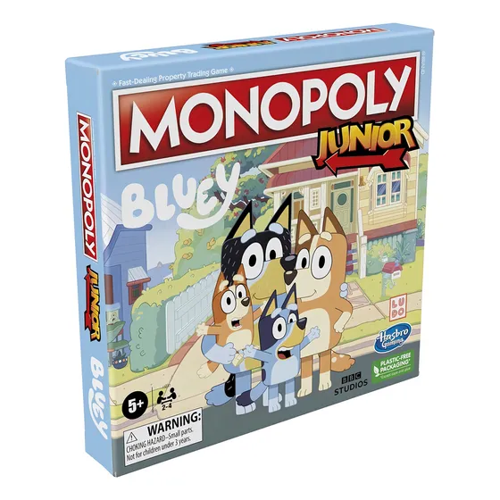 Monopoly Junior: Bluey Edition - Juego De Mesa Para Niños