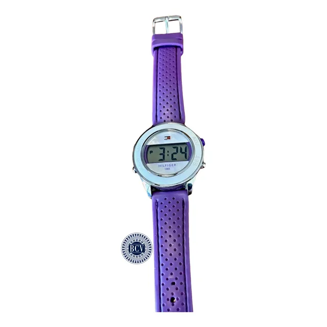 Reloj Tommy Hilfiger Unisex Acero Inox. W/r 30 Mts Purple