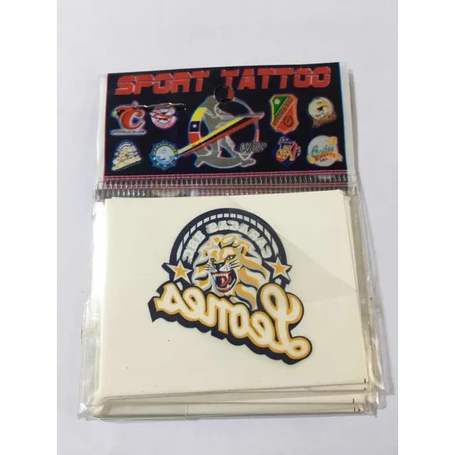 Sport Tattoo Tatuaje De Beisbol  Leones Del Caracas 