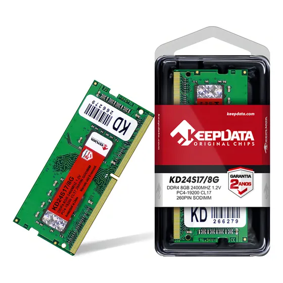 Memória Ram Keepdata 8gb Ddr4 Kd24s17/8g 2400 Mhz