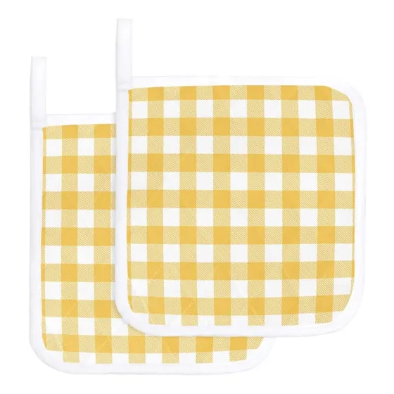 2 Agarradera Para Almohadilla Caliente Cocina Lazo Colgar