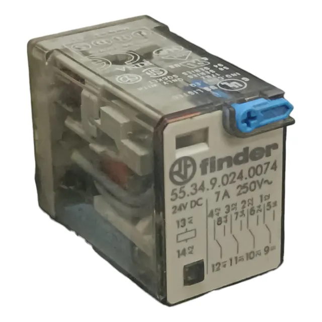 Relay Relé Encapsulado Finder 24vdc 14 Pines 553490240074