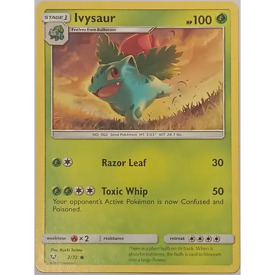 Pokémon Tcg Ivysaur 2/73