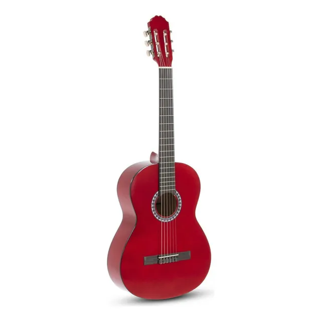 Pure Gewa Guitarra Clásica 4/4 Color Rojo