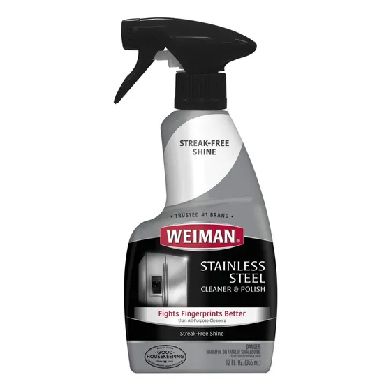 Limpiador De Acero Inoxidable Weiman 650ml Pote Grande