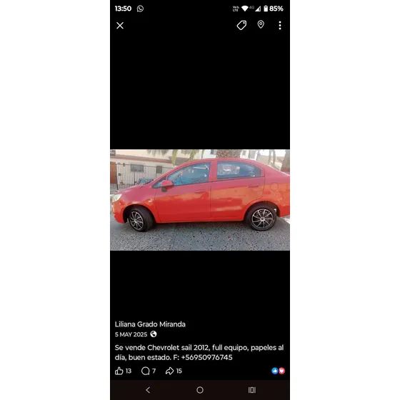 Chevrolet Sail Nb 1.4