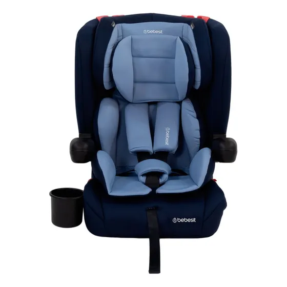 Booster Smart Plegable Butaca 9 A 36 Kg Posavaso Bebesit Color Azul oscuro Liso