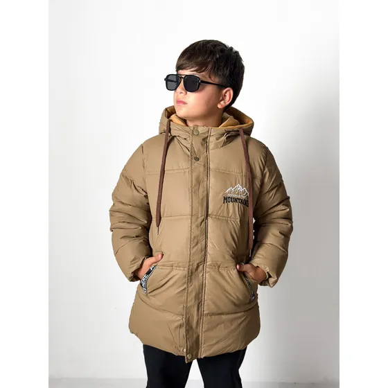 Campera Importada Para Niños De Cuero Mountain Core Kids