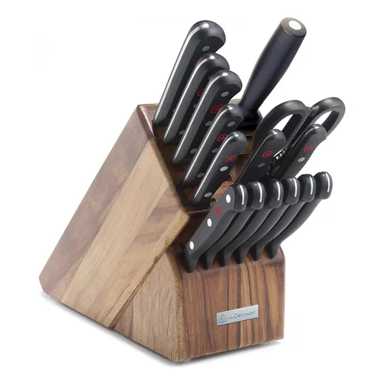 Wüsthof Gourmet Juego De Bloques De Cuchillos De 16 Piezas