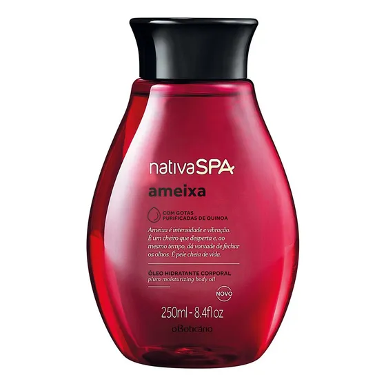 Aceite Corporal Hidratante Oboticário Nativaspa Ameixa 200ml