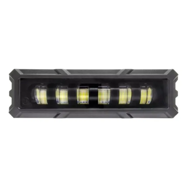 Faros 6 Leds Rectangular Lupa 8d Luz Blanca Fija