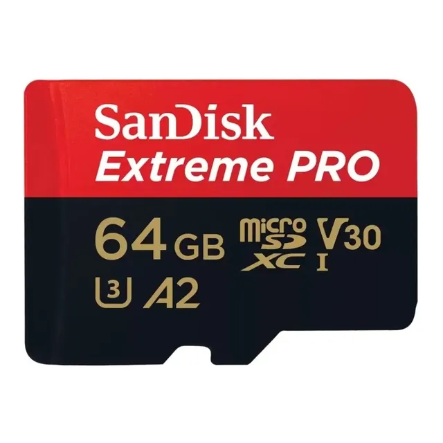 Memoria Sandisk Extreme Pro 64Gb Sdsqxcu-064G-Gn6Ma Microsdxc Uhs-I Velocidad Hasta 200Mb/S, Para Drones, Smartphones Grabación 4K Uhd