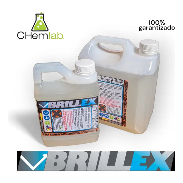 Brillex  Litro Limpiador De Exhosto Y Aluminio Renovador
