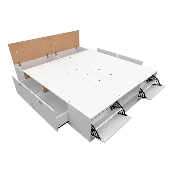 Cama 2 Plazas Queen 163x200x38cm Box Benethon 160 Mosconi Em