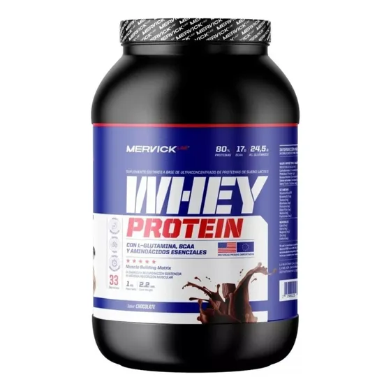Proteina De Suero Whey Protein 2 Lb Premium Mervick- Sabores