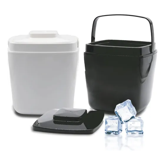 Hielera Tipo Nevera Porta Hielo 2.5l Negro Homeelement