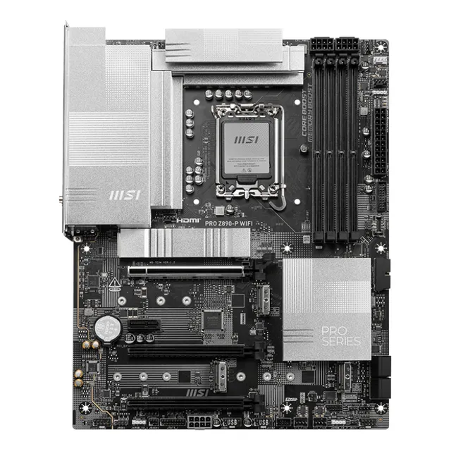 Tarjeta Madre Msi Pro Z890-p Wifi Ddr5 Lga1851 Pcie 5.0 Bios Color Negro