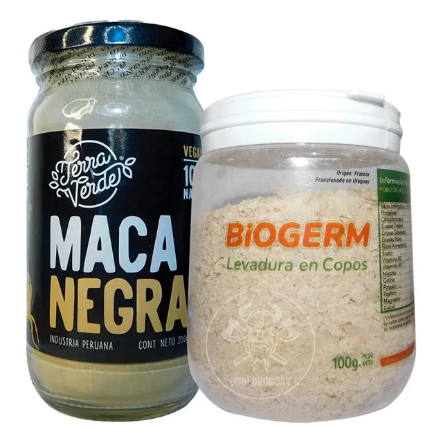 Maca Negra Peruana Terra Verde Levadura Nutricional Biogerm