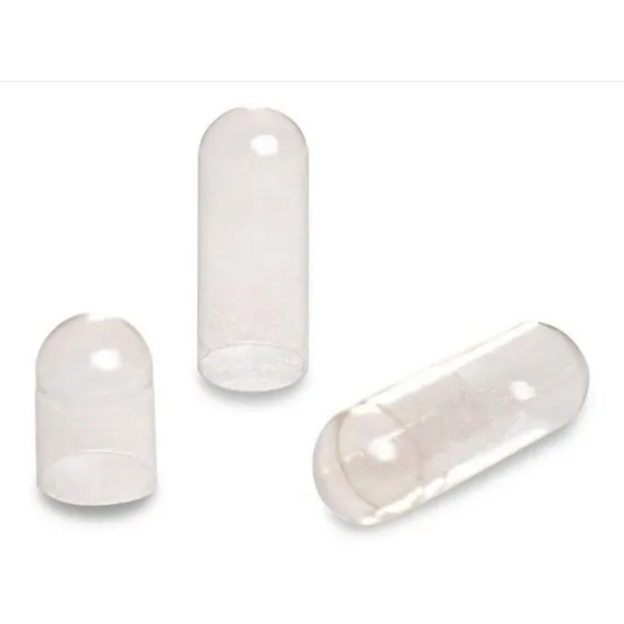Capsulas De Gelatina Vegana Transparentes Nº0 Pack X 500