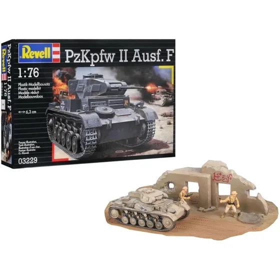 Pzkpfw Ii Ausf. F - 1/76 - Revell 03229