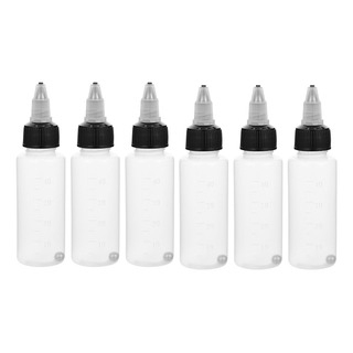1 Juego De 6 Botellas Goteadoras Para Subembotellar Pintura, 1 Juego De 6 Botellas Goteadoras Para Subembotellar Pintura,