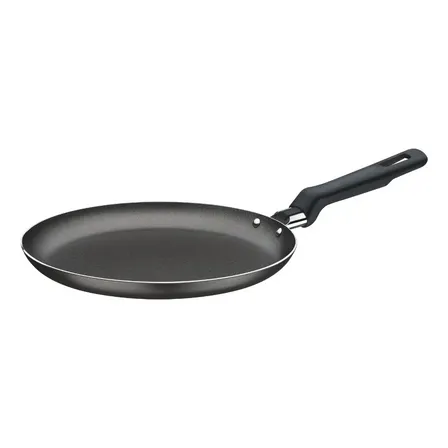 Panquequera 22 Cm 0,6 L. Antiadherente Tramontina Loreto 20389/022 Antiadherente Color Negro
