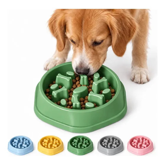 Comedouro Lento Pet Para Cães E Gatos