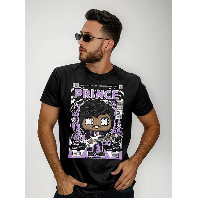 Remera Prince Funko Purple Rain Musica