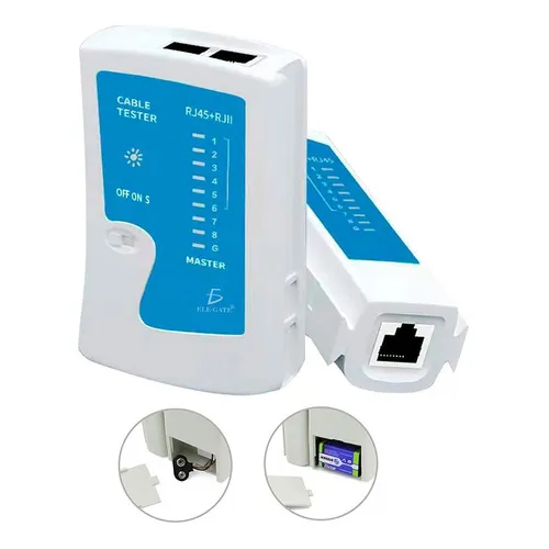 Probador Testeador Cable De Red Utp Rj11 Rj12 Rj45 Egt