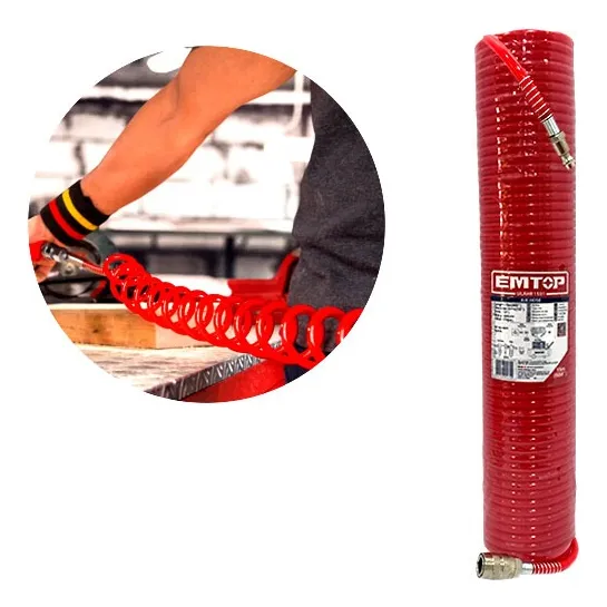 Manguera Espiral Para Compresores De Aire 15m