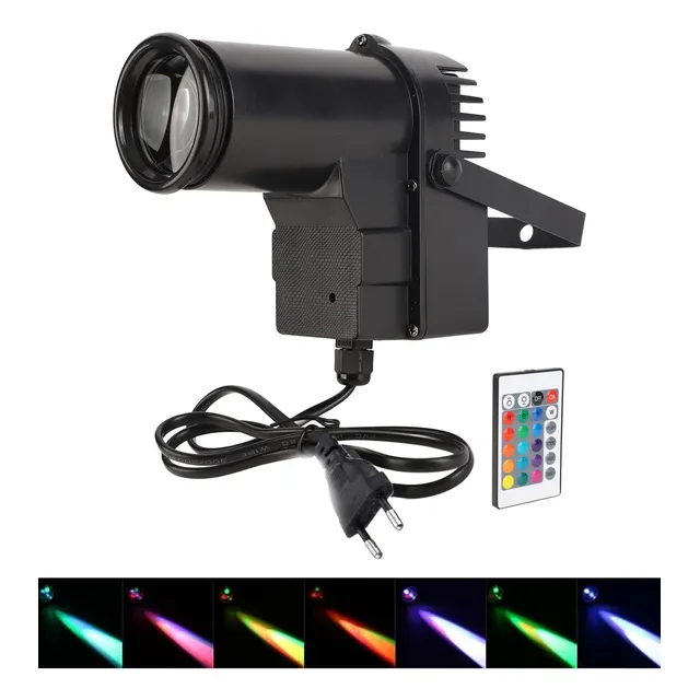 Foco Para Bola Espejo, Disco Rgbw Con Dmx/ Lightsolution