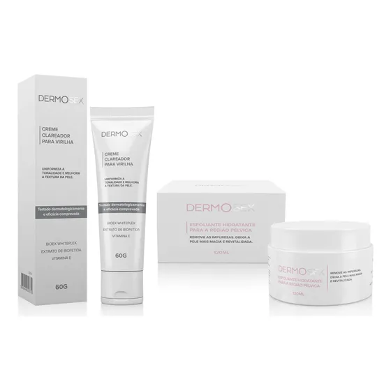 Kit Higiene Íntima Clareador E Esfoliante Dermosex