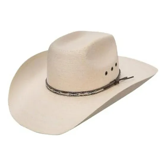 Sombrero Stetson Con Ojales Cuadrados Y Forma Ovalada
