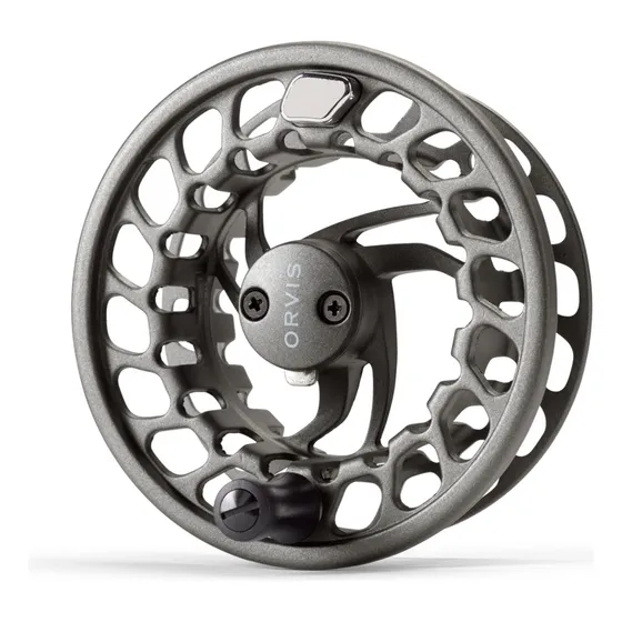 Carrete Extra Grande Orvis Clearwater Gris Izquierdo