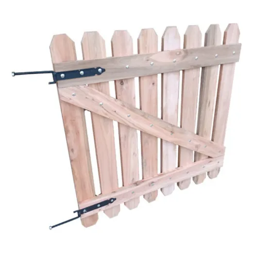 Porton Tranquera Cerco Madera Eucalipto Exterior