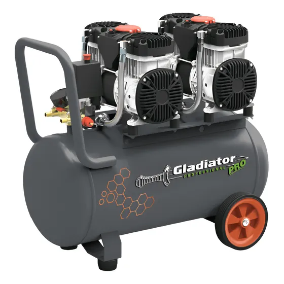 Compresor S/aceite 4hp 50lts.3000w Gladiator Pro
