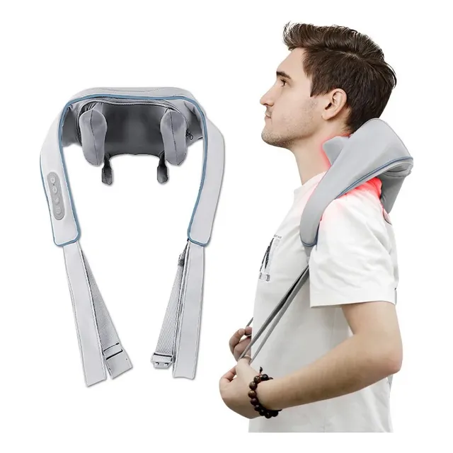 Masajeador Eléctrico Recargable Para Cuello Y Espalda Mixio