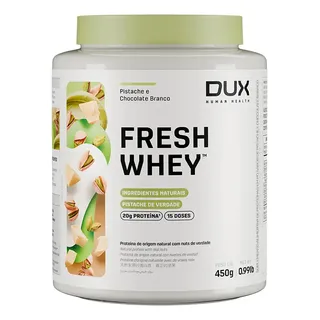 Fresh Whey Protein Pistache E Chocolate Branco Dux 450g Fresh Whey Protein Pistache E Chocolate Branco Dux 450g