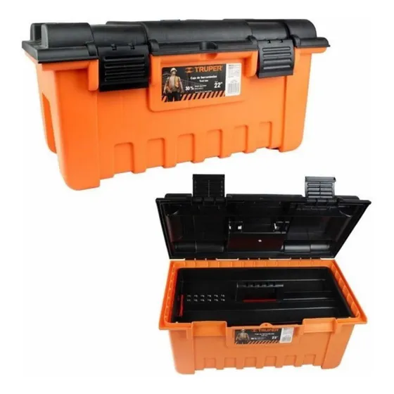 Caja Herramientas Plasticatruper 22 Naranja Cod Cha-22nc
