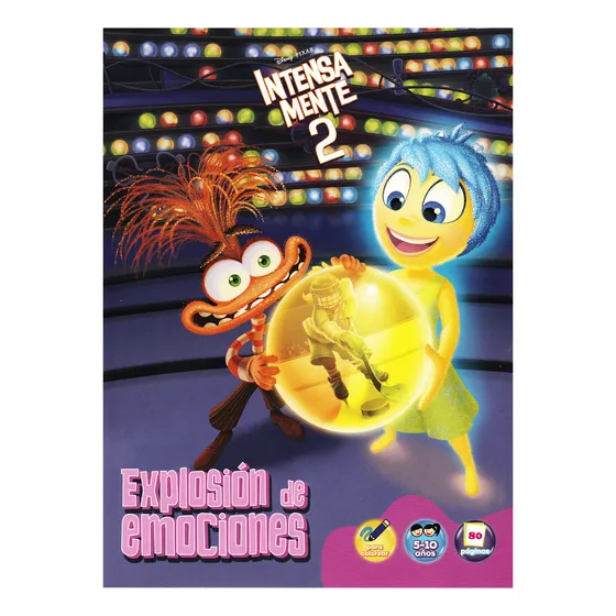 Intensamente 2 Explosión De Emociones Libro Para Colorear